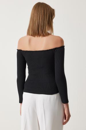 Crop Knit Blouse