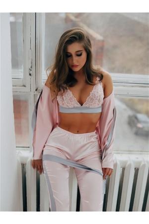Powder Bustier Pajama Set