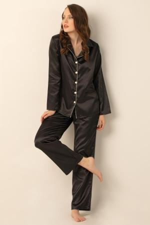 Women's Satin Pajama Set