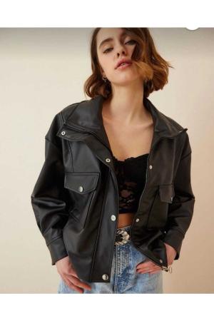 Oversize Leather Jacket
