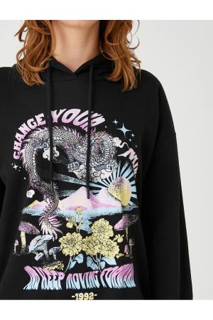 Sweatshirt Hooded Long Sleeves