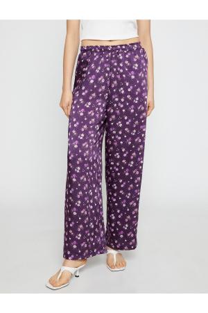 Trousers with Satin