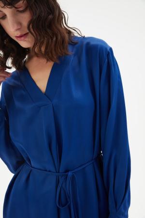 V Neck Tie Dress