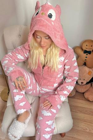 Women's Jumpsuit Pajama Set