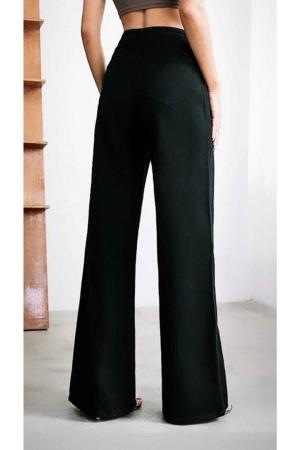 Wide leg lycra jeans