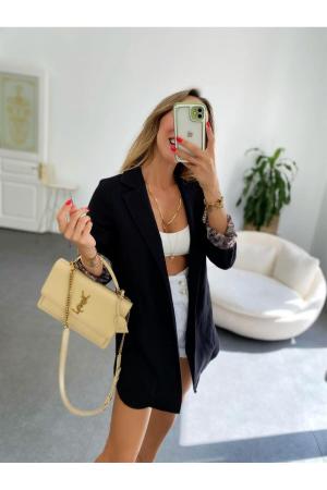 Women's Blazer Black Jacket