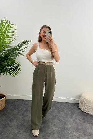 Wide Leg Trousers