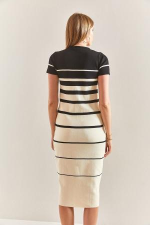 Women's Striped Knit Dress