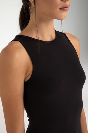 Soft touch black dress