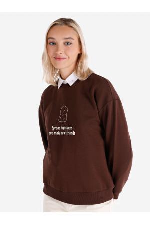 Brown Women's Sweatshirt