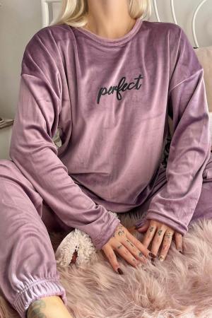 Women's velvet pajama set