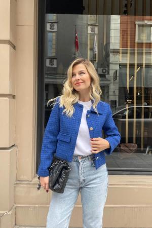 Blue  Blazer Jacket