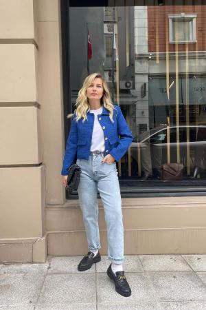 Blue  Blazer Jacket