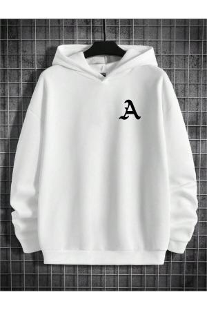 Men's White Oversized Sweatshirt