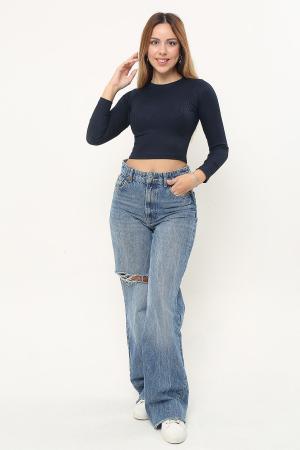 Crop Knitted Blouse