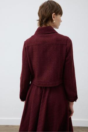 TRACK JACKET BURGUNDY