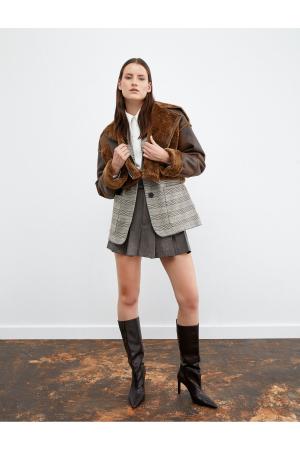 Faux Leathe Jacket