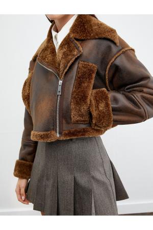 Faux Leathe Jacket