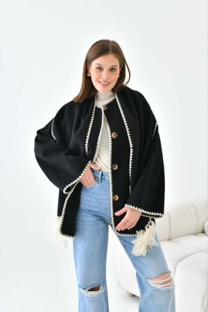 black jacket coat