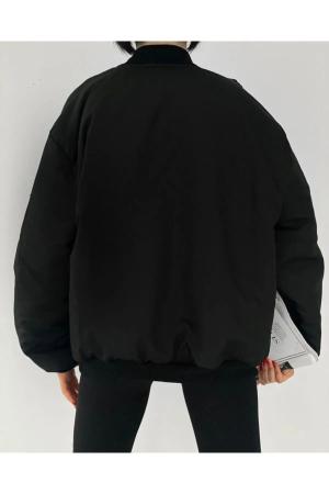 Unisex Bomber Black Jacket