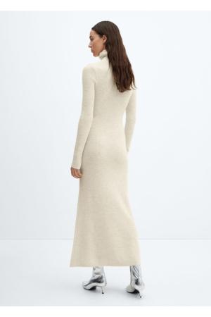 Turtleneck knit dress