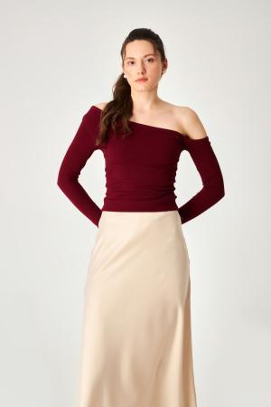 Burgundy Blouse