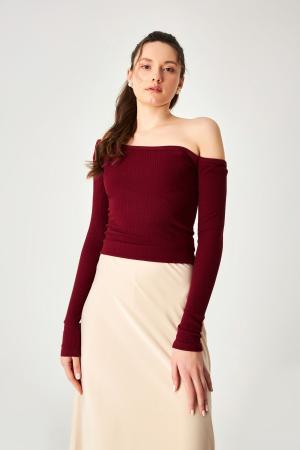 Burgundy Blouse