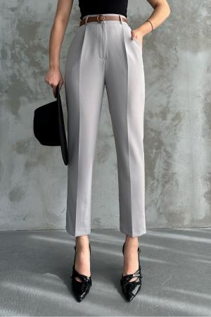 fabric trousers gray