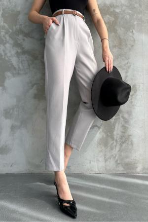 fabric trousers gray