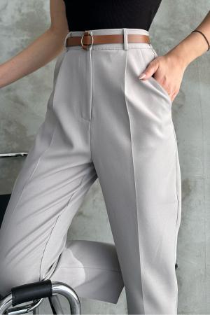 fabric trousers gray