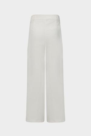 Wide Leg Velvet Trousers