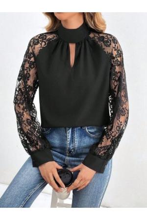 tulle blouse