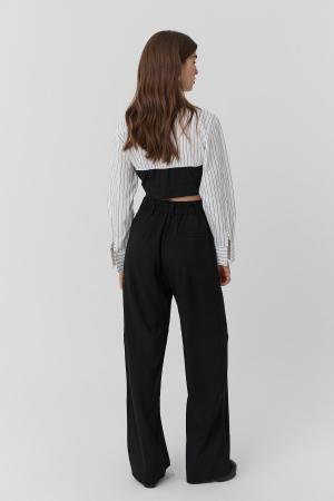 High waisted cloth pants