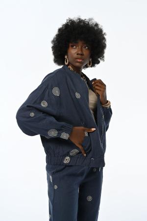 WOMEN'S BLUE JACKET