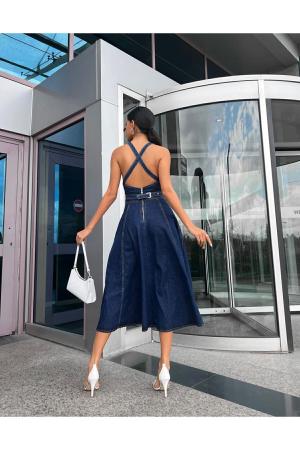 Denim Midi Dress