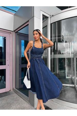 Denim Midi Dress