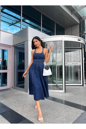 Denim Midi Dress