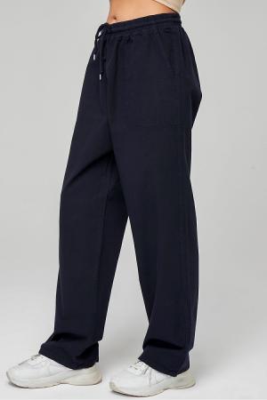 High Waist Cotton Trousers