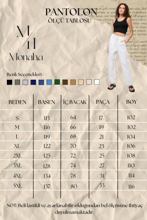 High Waist Cotton Trousers