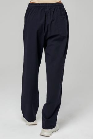 High Waist Cotton Trousers