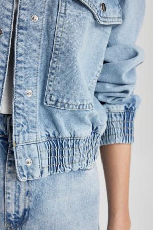 Bomber Jean Jacket