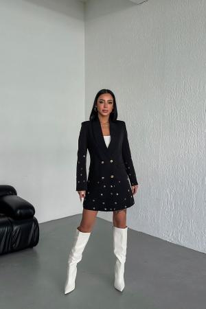 Detailed Jacket Dress