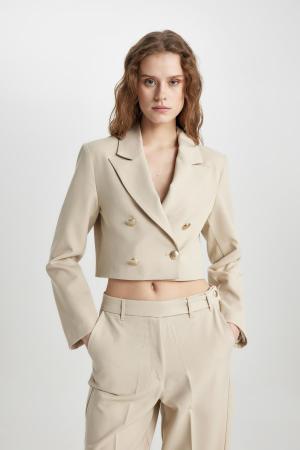 Crop Blazer Ceket