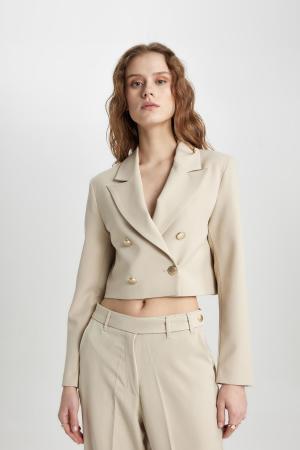 Crop Blazer Ceket