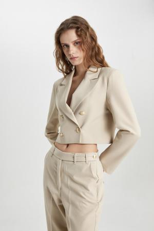 Crop Blazer Ceket