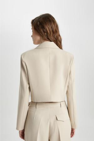 Crop Blazer Ceket