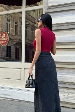 Burgundy Blouse