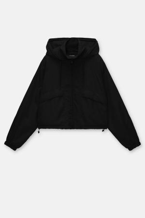Basic lightweight cropped jacket