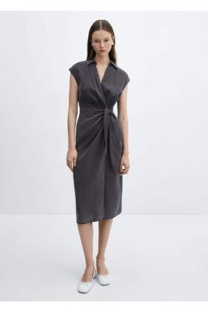 Modal dress with bow