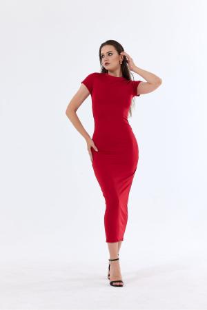 Women's Short Sleeve Maxi Dress
